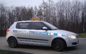 Zásahové vozidlo Alarmcomp