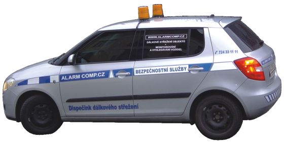 AlarmComp zásahové vozidlo